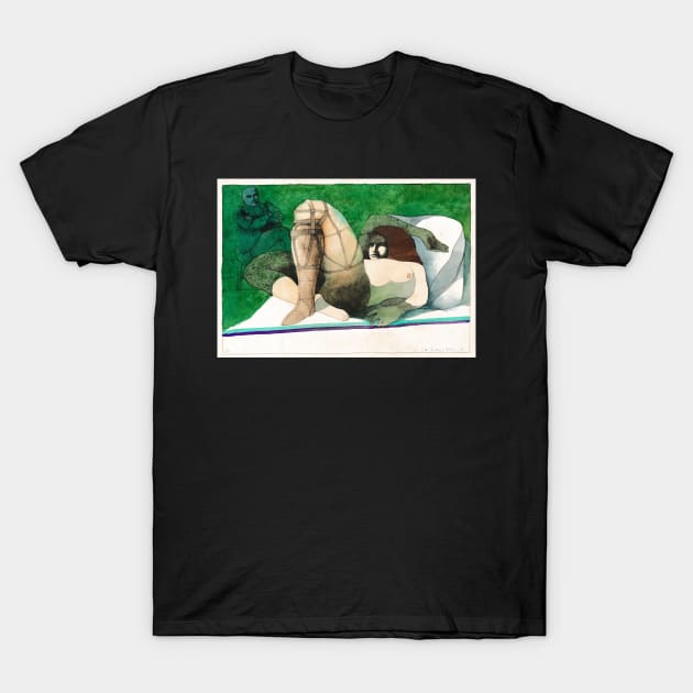 The Green Lady T-Shirt by FrisoHenstra